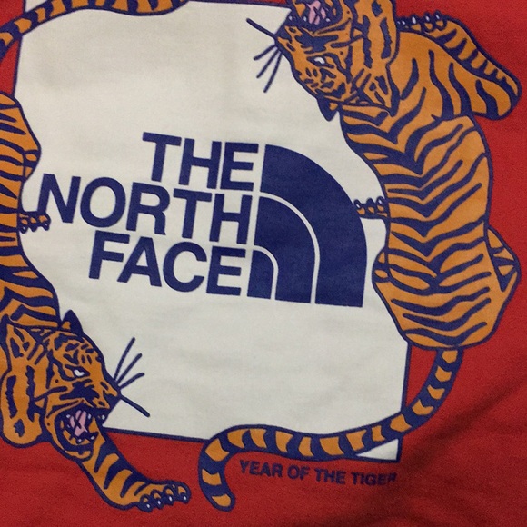 🏈🏈NWT Size X-Large Red The North Face Hoodie Men’s - Picture 6 of 7